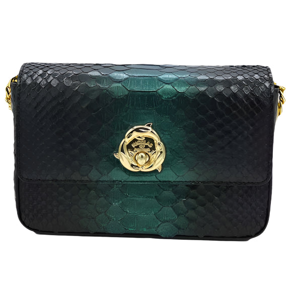 Ocean Breeze Mini Messenger- (Green & Black)
