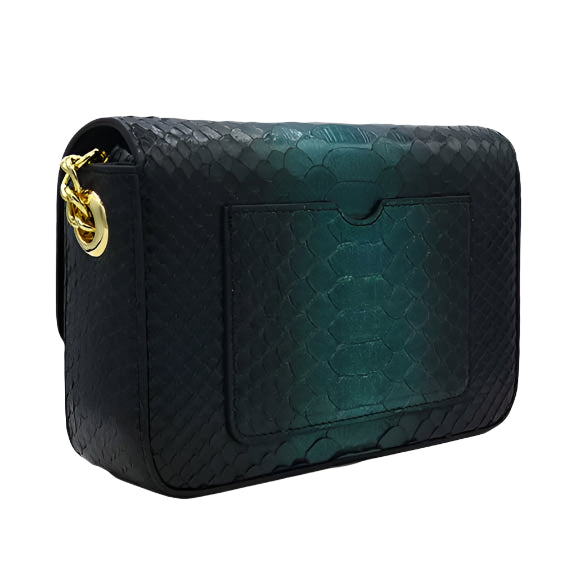 Ocean Breeze Mini Messenger- (Green & Black)