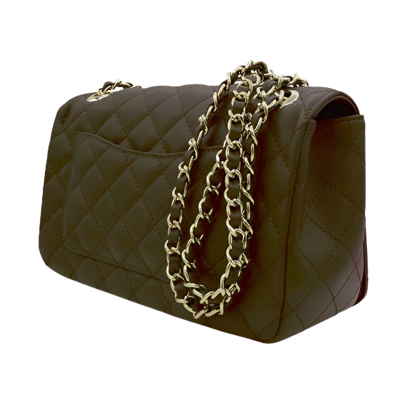 Palm Beach Pleather - (Chocolate Brown)